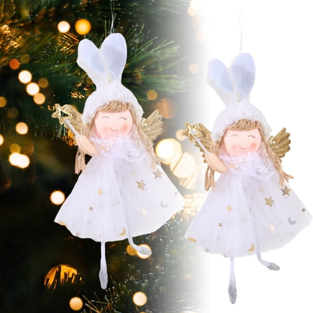 TIELUTT Rabbit Hanging Doll Pendant for Home Festival Stain Glass Window Panel Large Stained Glass Hanger Large Stain Glass Panel round Stained Glass Windows for the Home Garland Beaded
