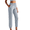 Grey, variant on LYMAYTER Women Casual Pants Stretch Comfy Yoga Pants Loose Lightweight Joggers Pants S-XL