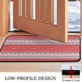 thumbnail image 3 of Red Christmas Striped Pattern Door Rugs,Washable Non Slip Door Mats Indoor,Decorative Door Mats,Entry Mat Indoor for Entrance,Bedroom,Kitchen,Bathroom,30"x17", 3 of 6