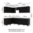 thumbnail image 3 of Cocina Integral Completa Modular Madesa Reims 392cm NN, 3 of 5