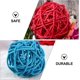 thumbnail image 1 of 50 PCS Parrot Chew Rattan Ball Toy DIY Decorativo Mimbre Bolas de ratán Pet Bird Craft Toys para Budgie Periquito Cacatúa DIY Decoración (3 cm), 1 of 2
