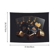 thumbnail image 6 of Kdxio Casino Cards Poker Wall Hanging Tapestries Banner For Bedroom College Dorm Home Living Room Party Decor 29X37 In, 6 of 8