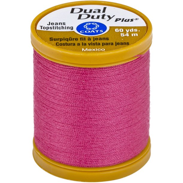 Dual Duty Plus Jean & Topstitching Thread 60ydHot Pink