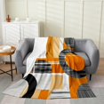thumbnail image 1 of Erosebridal Circle Spiral Throw Blanket for Couch, Abstract Geometric Plush Blanket, Modern Fashion Decor, 1 of 7