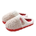thumbnail image 2 of Nuevas zapatillas de algodón de invierno para mujer, zapatillas de algodón de felpa y terciopelo para el hogar, zapatillas de algodón cálidas para interiores con suela gruesa para parejas, zapatillas, 2 of 5