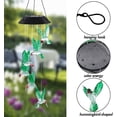thumbnail image 5 of Solar Light,Hummingbird Wind Chimes Outdoor, Gifts for mom/Grandma/Wife/Daughter/Sister/Aunt/Grandma/Women,Mother Outdoor Decor, Yard Decor for Christmas,Gardening Gift, Birthday Gift, 5 of 8