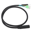 thumbnail image 1 of Cable De Extensión Impermeable De 9 Pines, Fácil Instalación, Cable De Extensión Para Motor De Bicicleta Eléctrica, Sin Enredos, ABS De 26,0 Pulgadas Para Bicicleta Eléctrica, 1 of 7
