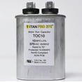 thumbnail image 2 of TitanPro TOC10 HVAC Oval Motor Run Capacitor. 10 MFD/UF 370 Volts, 2 of 4