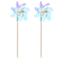 thumbnail image 4 of CIMAXIC Bright Assorted Color Pinwheels for Kids Decorative Windmill Toy and Garden Decor 2Pcs Plastic,17.72"X7.09"X6.3", 4 of 4