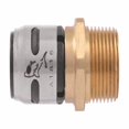 thumbnail image 1 of Sharkbite 4914891 1 Push T x 1 in. EvoPEX MPT Brass Adapter, 1 of 1