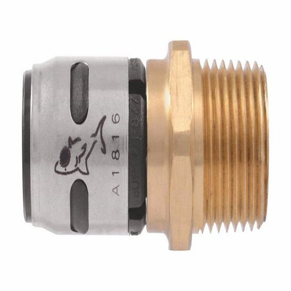 Sharkbite 4914891 1 Push T x 1 in. EvoPEX MPT Brass Adapter