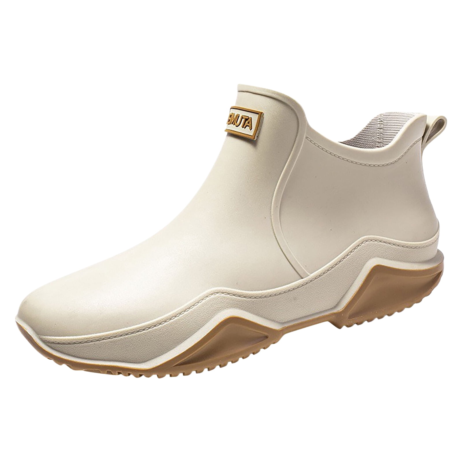 Chenyee Unisex Waterproof Rain Shoes Rubber Ankle Rain Boots Outdoor Non Slip Footwear for Gardening Fishing