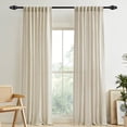 thumbnail image 2 of Urbanest Adjustable Single Curtain Rod Set Burnt Gold Pineapple Finials – 1 - Inch Diameter, With Black Rod, 28–48 Inches, 2 of 6
