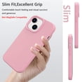 thumbnail image 3 of Funda de silicona rosa para iPhone 13/14 EUMADOVE, 3 of 9