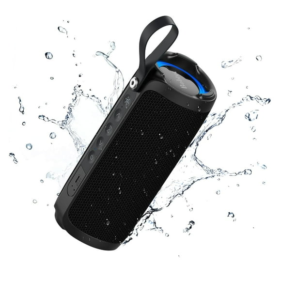 Altavoz Bluetooth Bobtot Portable IPX6 Resistente al Agua 15W Negro