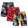 thumbnail image 2 of FLMEI Men's Beach Shorts Elastic Waist Printed Five Pants Loose Swim Trunks Quick Dry Summer Sweat Shorts for Mens M-4XL, 2 of 9