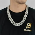 thumbnail image 5 of Solid Thick 16-24 Inch Big Mens Cuban Chains, Extra Shiny Hip Hop Cuban Link Chain for Men, Width 21mm Miami Iced Out Cuban Link Necklace - Gift Box Included, 5 of 6