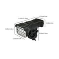 thumbnail image 3 of USB Rechargeable Bike Headlight, LED Digital Display, 5 Lighting Modes, Power Bank Function for Night Cycling Emergency, 3 of 9