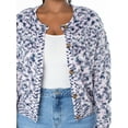 thumbnail image 5 of Celebrity Pink Women’s and Women’s Plus Marled Cardigan Sweater, Sizes XS-4X, 5 of 5