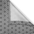 thumbnail image 3 of Ambesonne Oriental Kitchen Curtains, Mosaic Ornate Modern Art, 55"x36", Black and White, 3 of 3