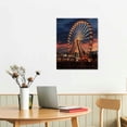 thumbnail image 2 of COMIO Posters Oktoberfest Ferris Wheel Wall Art Sunset Pink Aesthetic Wall Art Modern Home Decor Canvas Art Poster And Wall Art Picture Print Modern Family Bedroom Decor, 2 of 4