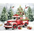 thumbnail image 1 of Adult Christmas Paint by Number Set - Christmas Tree Paint by Number Set, Adult Tree Paint by Number Set, Canvas Material, Frameless, Acrylic Paint, Suitable for Home Wall Decoration, 16x20 inches, 1 of 7