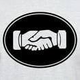 thumbnail image 3 of CafePress - Psi Upsilon Handshake T Shirt - Men's Classic Graphic T-Shirt, 3 of 4