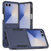 Entronix Protective Case for Galaxy Z Flip 7, Shockproof Non-Slip Durable Hard Cover, Navy Blue