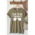 thumbnail image 2 of Talk to Me Goose White Ink Graphic Tee T-Shirt, 2 of 9