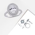 thumbnail image 6 of Created Forever Women's 2 1/2 CT Lab Created Diamond 14K White Gold Engagement Ring (G-H, VS1-VS2), 6 of 9