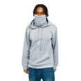 thumbnail image 3 of G-Style USA Men's Fleece Hoodie with Mask Pullover Sweatshirt JK5053 - Heather Gray - Small, 3 of 6