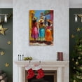 thumbnail image 4 of Arte Mural: Tres Mujeres con Sombreros en Pueblo Mexicano, Decoración para Hogar y Restaurantes, 4 of 7