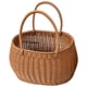 thumbnail image 3 of Cesta de picnic tejida, cesta de almacenamiento de flores, cesta de regalo, cesta de flores tejida a mano con asa, 3 of 6