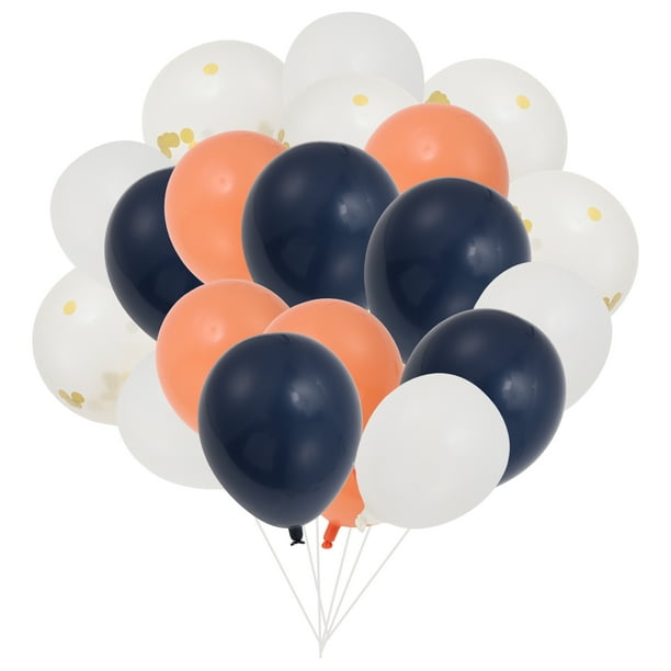 Globos de fiesta de látex Unique Bargains con cinta, globos de helio de 10 pulgadas para decoración de boda, graduación, aniversario y cumpleaños, 20 pcs.