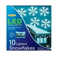 thumbnail image 1 of Celebrations 264G49A1 LED Snowflake Dangler Lights  10 Count - pack of 8, 1 of 1