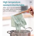 thumbnail image 4 of Colorful Household Gloves with Cotton Liner & Non-slip Grip, Water Resistant Reusable Dish Washing Rubber Gloves, PVC Unlined Kitchen Cleaning Gloves with Latex Free, Reusable Dishwashing Gloves, 4 of 6