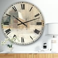 thumbnail image 2 of DesignArt Horloge Murale Grande Maison de Ferme d'Hiver, 2 of 2