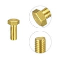 thumbnail image 4 of Unique Bargains Brass Hex Bolts, 3/8-16x7/8' 2 Pack Fully Thread Grade 4.8 Machine Screws, 4 of 4
