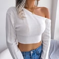 thumbnail image 1 of One Shoulder Sweater, Skin Friendly Stylish Casual Long Sleeve Sweater For Women For Office Work ANGGREK Otros, 1 of 8
