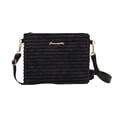 thumbnail image 2 of Corduroy Crossbody Bag for Women, Striped Velvet Shoulder Purse with Adjustable Strap, Lightweight Casual Shoulder Bag for Everyday Use, 2 of 7