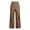 Coffee#linen pants women, variant on Womens Linen Pants Beach Summer Boho Wide Leg Casual Pants Palazzo Button High Waist Irregular Wrap Lounge Travel Vacation White,M