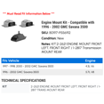 thumbnail image 2 of Engine Mount Kit - Compatible with 1996 - 2002 GMC Savana 3500 1997 1998 1999 2000 2001, 2 of 2