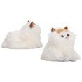 thumbnail image 4 of Simulated Plush Cat Toy, Opening Eyes Simulated Cats Doll Comfortable Touching  For Kids For Home Decoration, 4 of 8