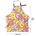 thumbnail image 5 of Uemuo Pink Donut and Blue Pattern Waterproof Apron Adjustable Dishwasher Apron- Apron for Women Men Heavy Duty Work Apron for Dishwashing Chemical Lab, 5 of 9