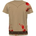 thumbnail image 2 of Halloween Zombie Grime Sheriff Walker Costume All Over Adult T-Shirt, 2 of 2