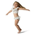 thumbnail image 4 of Modern Moments by Gerber Toddler Girl Swimsuit with Neck Ruffle, 2-Piece, Sizes 12M - 5T, 4 of 19