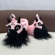 thumbnail image 5 of Zapatillas de felpa de la serie Highland Cow Diablo, zapatos de Casa esponjosos de terror, zapatillas de Lord King oscuras horribles, regalos de cumpleaños de Graduación, 5 of 6