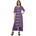 thumbnail image 1 of Moomaya Ensemble Décontracté en Viscose Santon pour Femmes, Robe 2 Pcs, Tenue Ethnique, 1 of 1