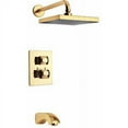 thumbnail image 2 of La Toscana 89OK691 Lady Thermostatic Tub and Shower in Satin Gold, 2 of 2