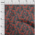 thumbnail image 2 of oneOone Cotton Cambric Red Fabric Floral Sewing Fabric By The Yard Printed Diy Clothing Sewing Supplies 42 Inch Wide, 2 of 5
